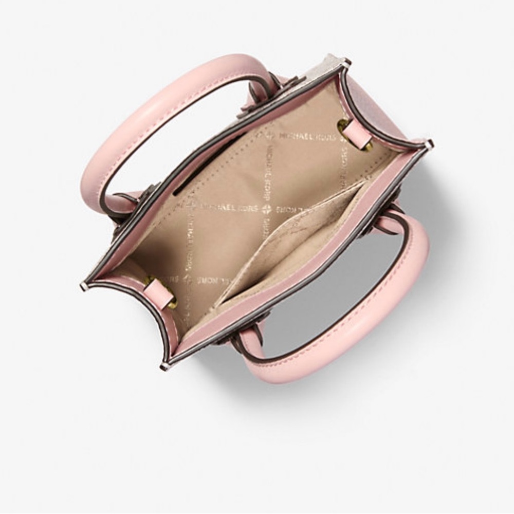 Michael Kors Mercer Pink and Cream‎ Crossbody Bag - Picture 2 of 11